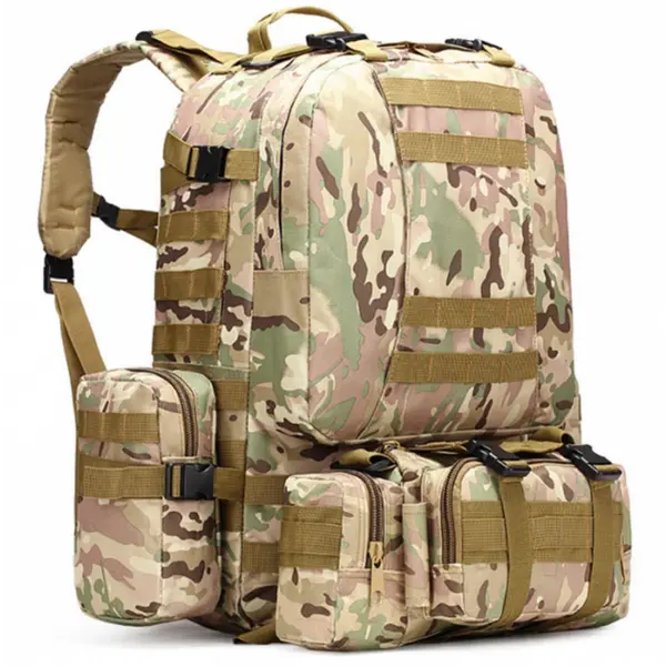 Військово-тактичний рюкзак Molle Assault 55 L+ 3 органайзери Мультикам
