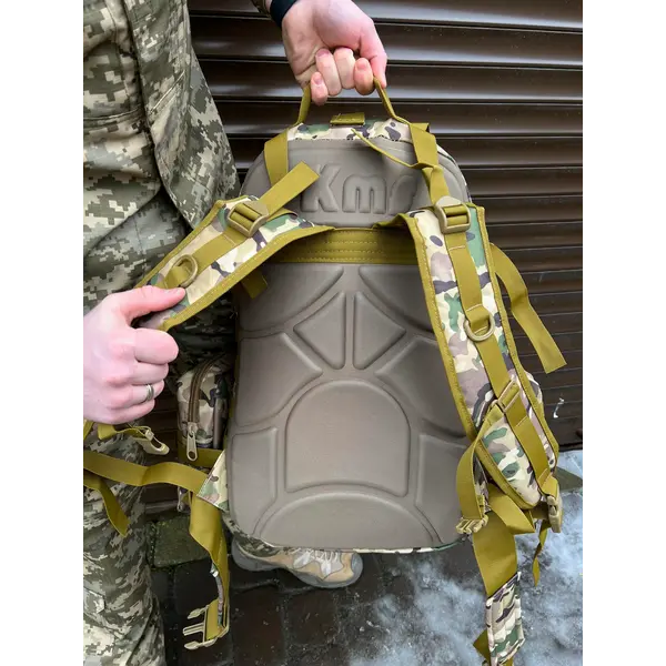 Військово-тактичний рюкзак Molle Assault 55 L+ 3 органайзери Мультикам