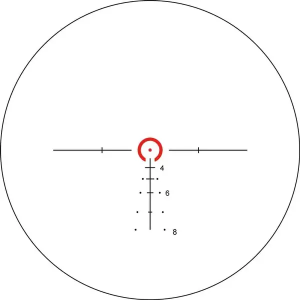 Приціл оптичний XD Precision Black-C.Q.B F2 1-6x24 сітка BDC