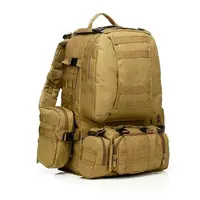 Военно-тактический рюкзак Molle Assault 55 L+ 3 органайзера Койот