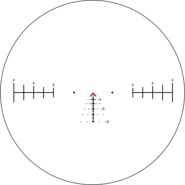 Приціл Primary Arms SLx 5x, MicroPrism, ACSS Aurora 5.56 (Red) black