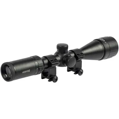 Приціл оптичний Hawke Fast Mount 3-9x40 AO сітка Mil Dot. Кільця на Weaver