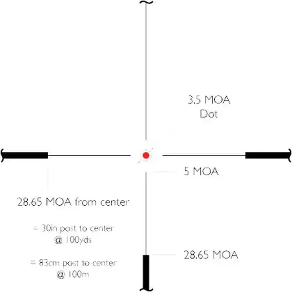 Приціл оптичний Hawke Vantage 30 WA 2.5-10х50 сітка L4A Dot з підсвічуванням