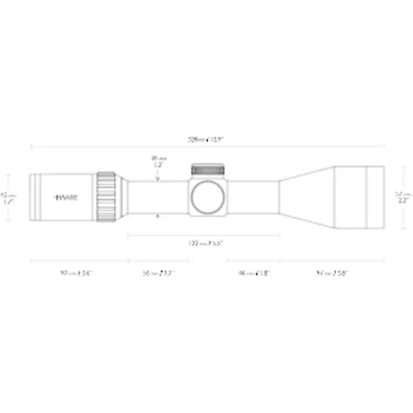 Приціл оптичний Hawke Vantage 30 WA 2.5-10х50 сітка L4A Dot з підсвічуванням
