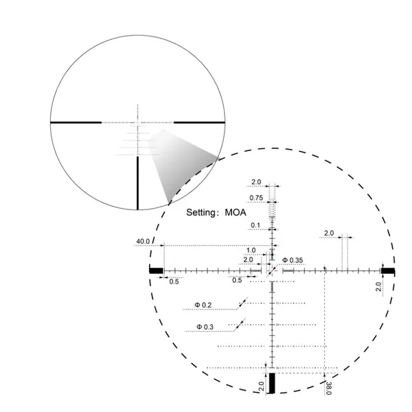 Приціл оптичний Vector Optics Sentinel 6-24x50 (30 мм) illum. FFP