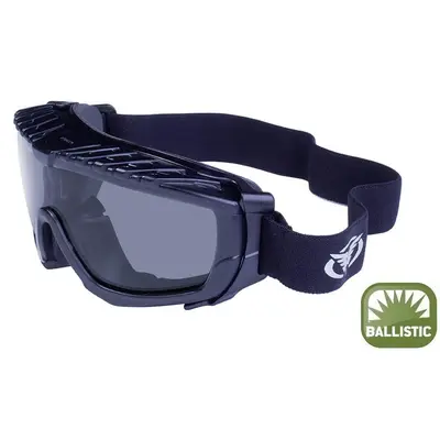 Очки защитные с уплотнителем Global Vision Ballistech-1 (gray) Anti-Fog, серые, Черный