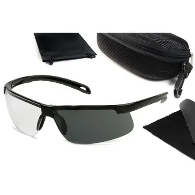 Очки защитные фотохромные Pyramex Ever-Lite Photochromic (clear), прозрачные фотохромные, Черный