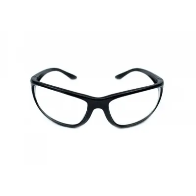 Очки защитные открытые Global Vision Hercules-6 (clear) прозрачные, Черный