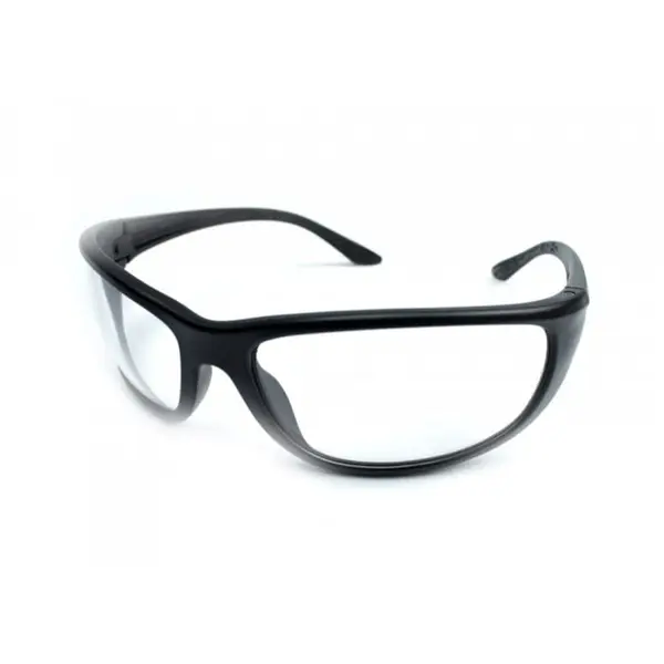 Окуляри захисні Global Vision Hercules-6 (clear) прозорі, Чорний