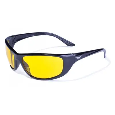 Очки защитные открытые Global Vision Hercules-6 (yellow) желтые, Черный