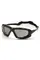 Окуляри захисні з ущільнювачем Pyramex Highlander-PLUS (gray) Anti-Fog, чорні, Чорний