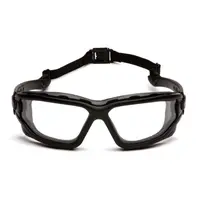 Окуляри захисні з ущільнювачем Pyramex i-Force Slim (clear) Anti-Fog, прозорі, Чорний