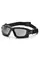 Окуляри захисні з ущільнювачем Pyramex i-Force Slim (gray) Anti-Fog, чорні, Чорний
