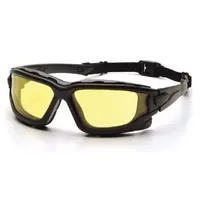 Очки защитные с уплотнителем Pyramex i-Force XL (Anti-Fog) (amber) желтые, Черный