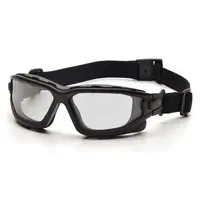 Очки защитные с уплотнителем Pyramex i-Force XL (Anti-Fog) (clear) прозрачные, Черный