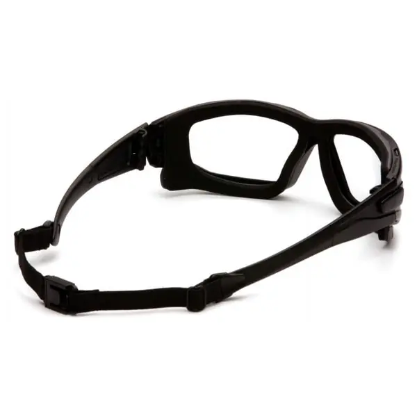Окуляри захисні з ущільнювачем Pyramex i-Force XL (clear) Anti-Fog, прозорий, Чорний
