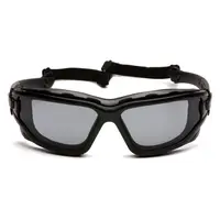 Окуляри захисні з ущільнювачем Pyramex i-Force XL (gray) Anti-Fog, чорний, Чорний