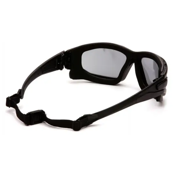 Окуляри захисні з ущільнювачем Pyramex i-Force XL (gray) Anti-Fog, чорний, Чорний