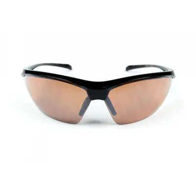 Очки защитные открытые Global Vision Lieutenant (drive mirror) коричневые, Черный