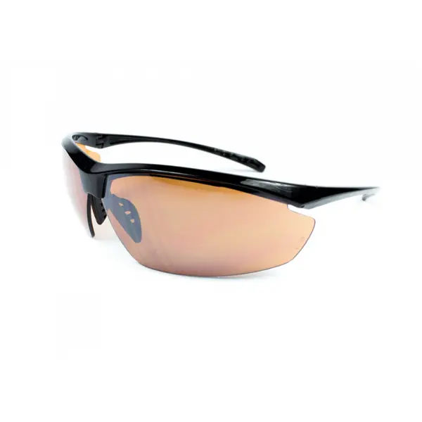 Окуляри захисні Global Vision Lieutenant (drive mirror) коричневі, Чорний