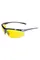 Окуляри захисні Global Vision Lieutenant (yellow) жовті, Чорний