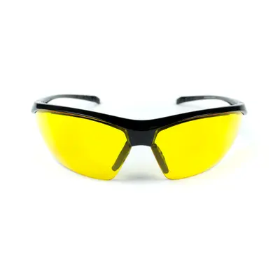 Очки защитные открытые Global Vision Lieutenant (yellow) желтые, Черный
