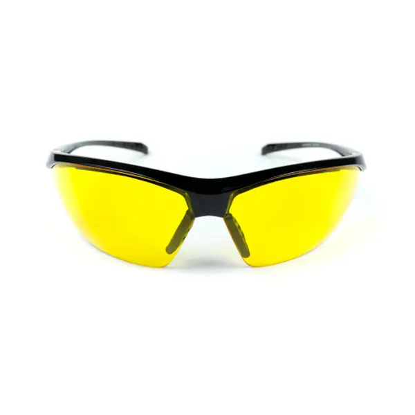 Окуляри захисні Global Vision Lieutenant (yellow) жовті, Чорний