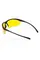 Окуляри захисні Global Vision Lieutenant (yellow) жовті, Чорний
