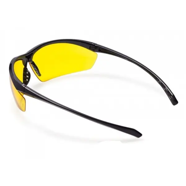 Окуляри захисні Global Vision Lieutenant (yellow) жовті, Чорний