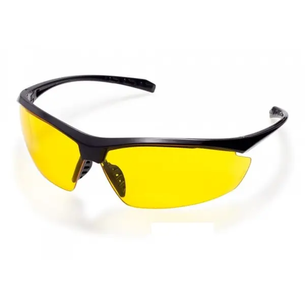 Окуляри захисні Global Vision Lieutenant (yellow) жовті, Чорний