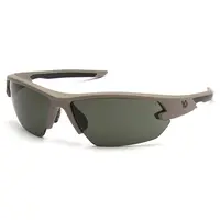 Окуляри захисні Venture Gear Tactical Semtex 2.0 Tan (forest gray) Anti-Fog, чорно-зелені в пісочній оправі, Коричневий