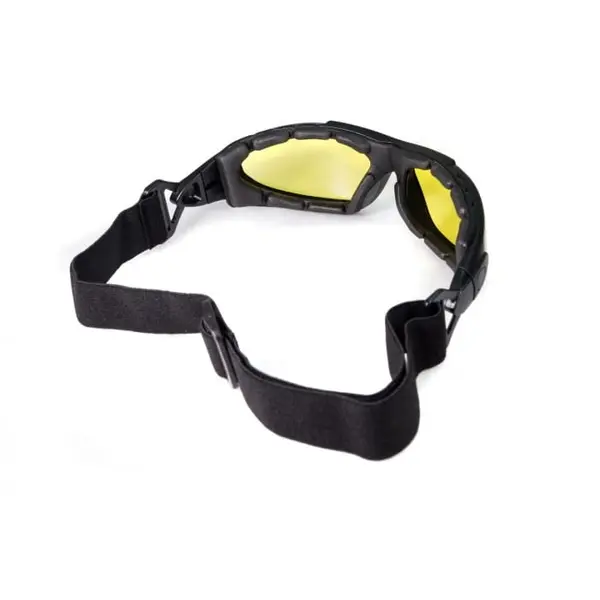 Окуляри фотохромні (захисні) Global Vision Shorty Photochromic (yellow) Anti-Fog, фотохромні жовті, Чорний