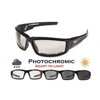 Очки защитные фотохромные Global Vision Sly Photochromic (clear) прозрачные фотохромные, Черный