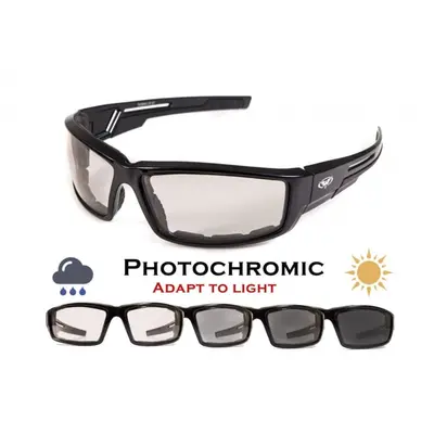 Очки защитные фотохромные Global Vision Sly Photochromic (clear) прозрачные фотохромные, Черный