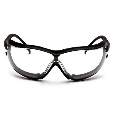 Очки защитные с уплотнителем Pyramex V2G (clear) Anti-Fog, прозрачные, Черный