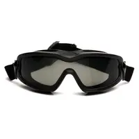 Окуляри захисні з ущільнювачем Pyramex V2G-Plus (XP) (gray) Anti-Fog, чорні, Чорний