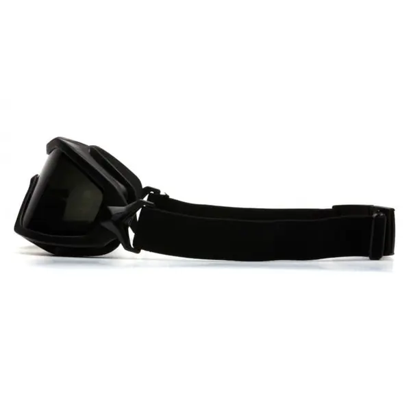 Окуляри захисні з ущільнювачем Pyramex V2G-Plus (XP) (gray) Anti-Fog, чорні, Чорний