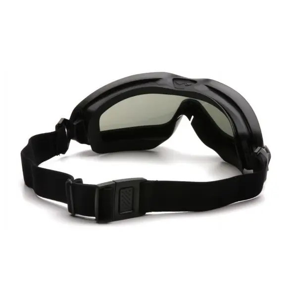 Окуляри захисні з ущільнювачем Pyramex V2G-Plus (XP) (gray) Anti-Fog, чорні, Чорний