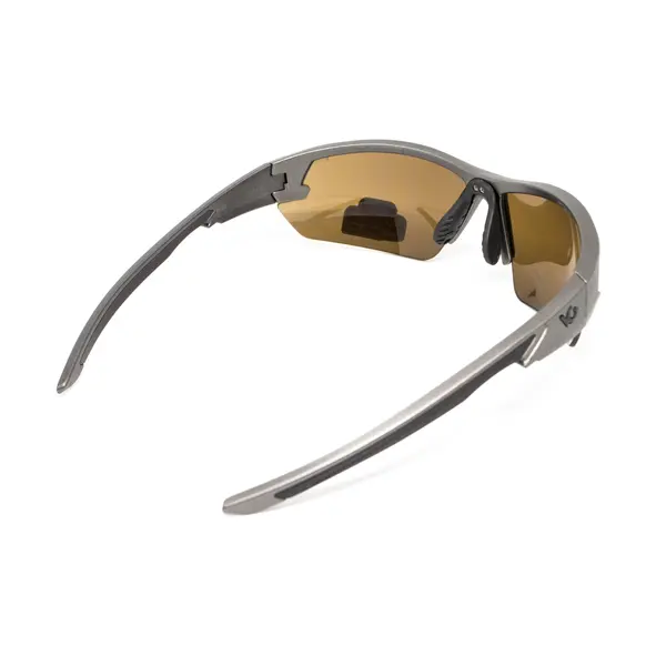 Захисні окуляри Venture Gear Tactical Semtex 2.0 Gun Metal (bronze) Anti-Fog, коричневі в оправі кольору "темний металік", Темний металік
