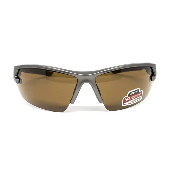 Захисні окуляри Venture Gear Tactical Semtex 2.0 Gun Metal (bronze) Anti-Fog, коричневі в оправі кольору "темний металік", Темний металік