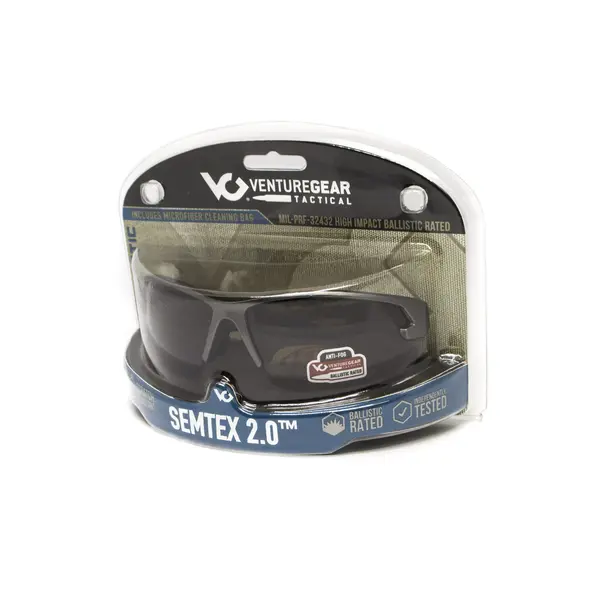 Захисні окуляри Venture Gear Tactical Semtex 2.0 Gun Metal (bronze) Anti-Fog, коричневі в оправі кольору "темний металік", Темний металік