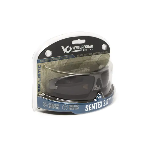 Захисні окуляри Venture Gear Tactical Semtex 2.0 Gun Metal (bronze) Anti-Fog, коричневі в оправі кольору "темний металік", Темний металік