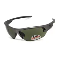 Захисні окуляри Venture Gear Tactical Semtex 2.0 Gun Metal (forest gray) Anti-Fog, чорно-зелені в оправі кольору "темний металік", Чорний