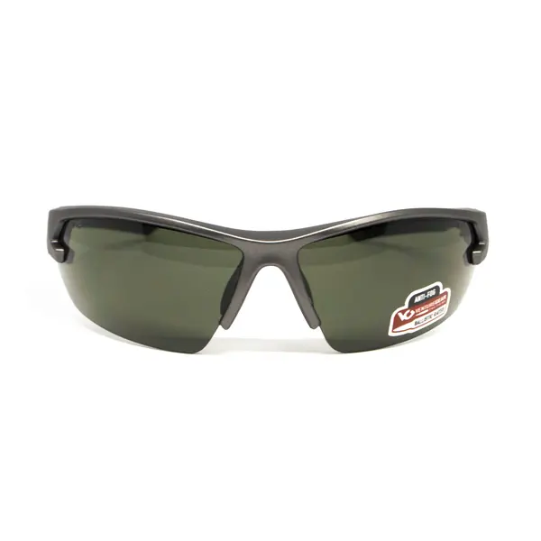 Захисні окуляри Venture Gear Tactical Semtex 2.0 Gun Metal (forest gray) Anti-Fog, чорно-зелені в оправі кольору "темний металік", Чорний