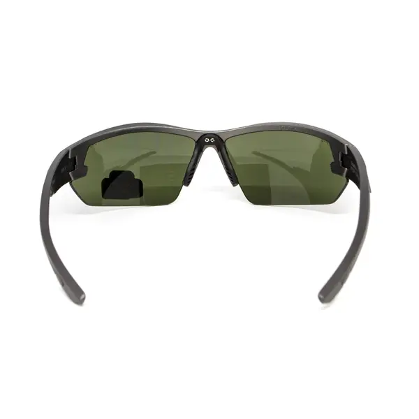 Захисні окуляри Venture Gear Tactical Semtex 2.0 Gun Metal (forest gray) Anti-Fog, чорно-зелені в оправі кольору "темний металік", Чорний