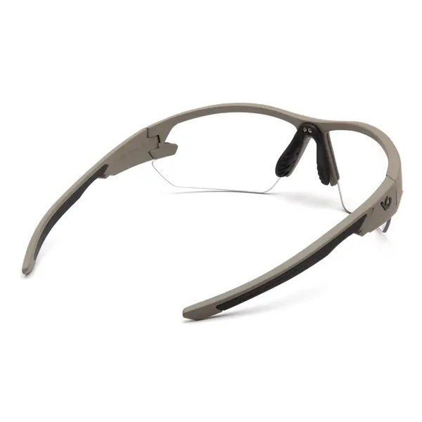 Захисні окуляри Venture Gear Tactical Semtex 2.0 Tan (clear) Anti-Fog, прозорі в пісочній оправі, Коричневий