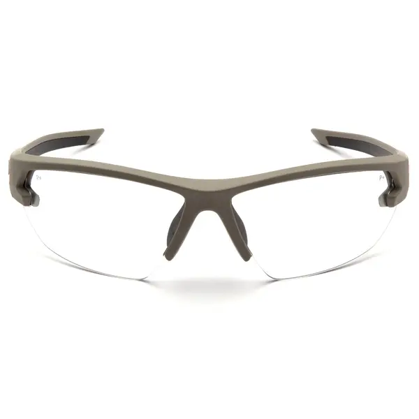 Захисні окуляри Venture Gear Tactical Semtex 2.0 Tan (clear) Anti-Fog, прозорі в пісочній оправі, Коричневий