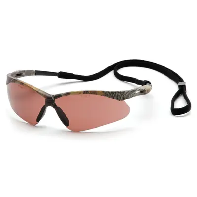 Окуляри захисні Pyramex Pmxtreme Camo (bronze) Anti-Fog, коричневі в камуфльованій оправі, Камуфляж