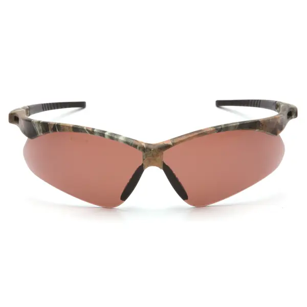 Окуляри захисні Pyramex Pmxtreme Camo (bronze) Anti-Fog, коричневі в камуфльованій оправі, Камуфляж