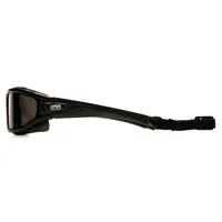 Очки защитные с уплотнителем Pyramex i-Force Slim (silver mirror) Anti-Fog, зеркальные серые, Черный